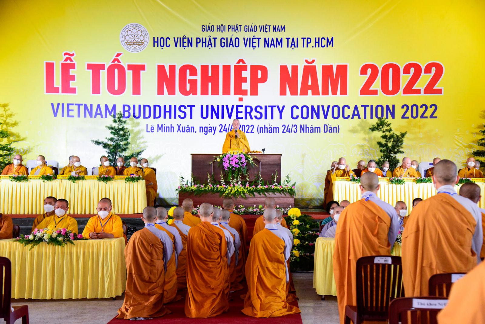 Học viện Phật giáo Việt Nam tại TP.HCM: Trang nghiêm Lễ Tốt nghiệp 2022