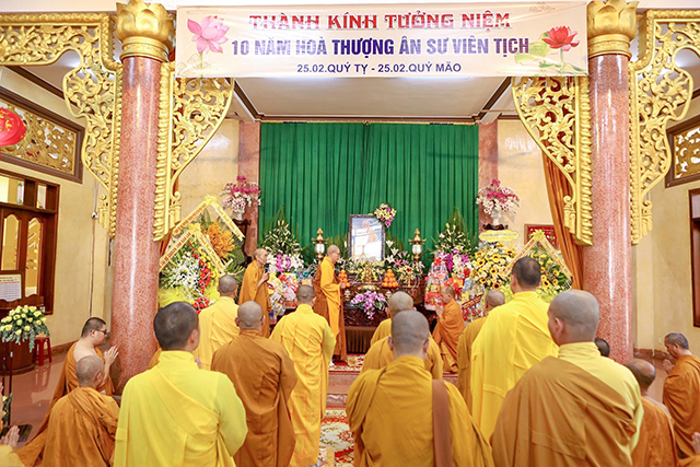 Đắk Lắk: Trang Nghiêm tưởng niệm 10 năm cố Trưởng lão Hoà thượng Giác Dũng viên tịch tại Tịnh xá Ngọc Quang